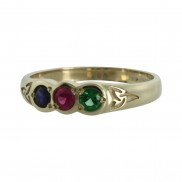 Family Colours 3 Stone Ring - 1303