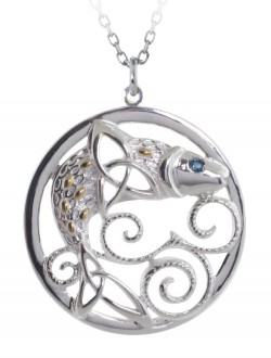 The Legend of the Salmon of Knowledge Pendant - 2530