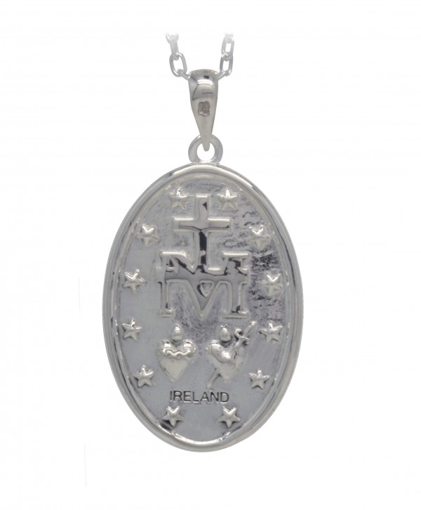 Large Miraculous Medal Sterling Silver 6053