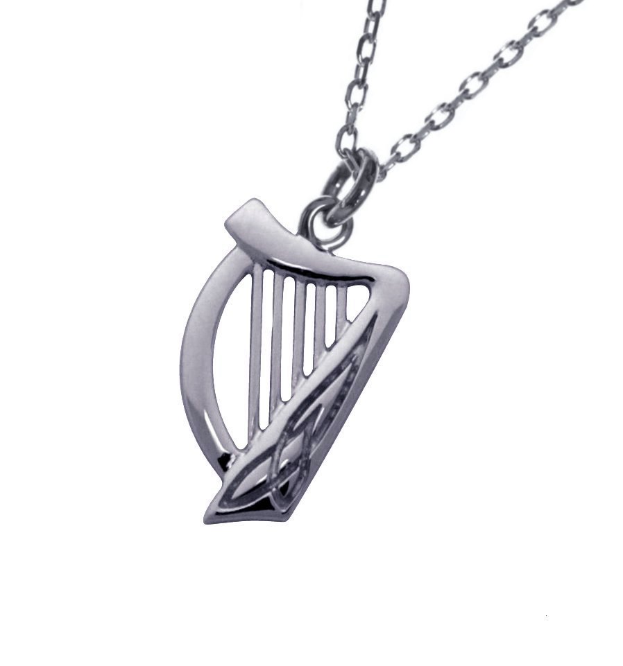 Irish Harp Pendant 2102